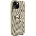 Etui Guess GUHCP15SPSP4LGD do iPhone 15 6.1" złoty/gold hardcase Perforated 4G Glitter