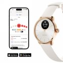 Withings Scanwatch Light - zegarek z funkcją EKG, pomiarem pulsu i SPO2 oraz mierzeniem aktywności fizycznej i snu (37mm, rose g