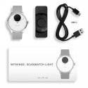 Withings Scanwatch Light - zegarek z funkcją EKG, pomiarem pulsu i SPO2 oraz mierzeniem aktywności fizycznej i snu (37mm, white)