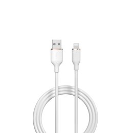 Devia kabel Jelly USB - Lightning 1,2 m 2,4A biały