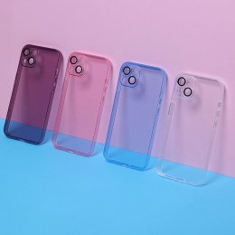 Etui Slim Color do Samsung A12 / M12 różowy