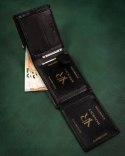 Duży, skórzany portfel męski z systemem RFID — Rovicky