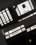 Skórzany portfel damski na karty z ochroną RFID Protect — Lorenti