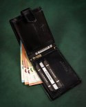 Skórzany portfel męski z systemem RFID — Rovicky
