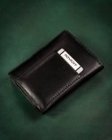 Zestaw prezentowy: elegancki, skórzany portfel męski i brelok — Rovicky