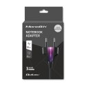 Qoltec Zasilacz do HP 90W | 18.5V | 4.9A | (4.2+4.8)*1.7 | +kabel zasilający