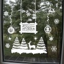 Naklejki świąteczne na okno Ruhhy 22253