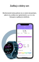 SMARTWATCH UNISEX GRAVITY GT1-8 - PULSOMETR, WŁASNE TARCZE (sg015h)