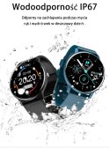 SMARTWATCH UNISEX GRAVITY GT1-8 - PULSOMETR, WŁASNE TARCZE (sg015h)