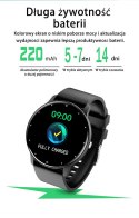 SMARTWATCH UNISEX GRAVITY GT1-8 - PULSOMETR, WŁASNE TARCZE (sg015h)