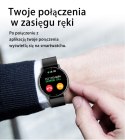 SMARTWATCH UNISEX GRAVITY GT1-8 - PULSOMETR, WŁASNE TARCZE (sg015h)