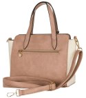 Trapezowy shopper z markowym brelokiem — LuluCastagnette