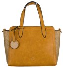 Trapezowy shopper z markowym brelokiem — LuluCastagnette