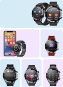 SMARTWATCH MĘSKI Gravity GT4-7 - WYKONYWANIE POŁĄCZEŃ, KROKOMIERZ (sg023g)