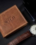 Skórzany portfel męski bez zapięcia — Always Wild