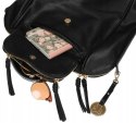 Klasyczna, pojemna torebka damska z dopinanym paskiem — LuluCastagnette