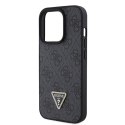 Guess nakładka do iPhone 15 Pro Max 6,7" UHCP15XP4TDSCPK czarna hardcase Crossbody 4G Metal Logo