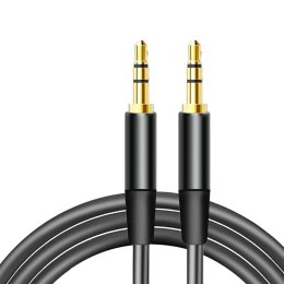 Maxlife kabel audio jack 3,5 mm - jack 3,5 mm 1m czarny