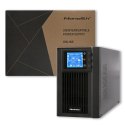 Qoltec Zasilacz awaryjny UPS | On-line | Pure Sine Wave | 1kVA | 800W | LCD | USB