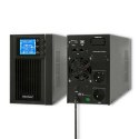 Qoltec Zasilacz awaryjny UPS | On-line | Pure Sine Wave | 1kVA | 800W | LCD | USB