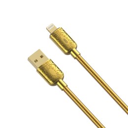XO KABEL NB216 USB/Lightning 1m 2,4A złoty