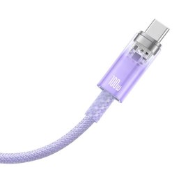 KABEL BASEUS EXPLORER SERIES USB/USB-C 100W 6A 1M FIOLET/PURPLE
