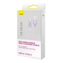 KABEL BASEUS EXPLORER SERIES USB/USB-C 100W 6A 1M FIOLET/PURPLE