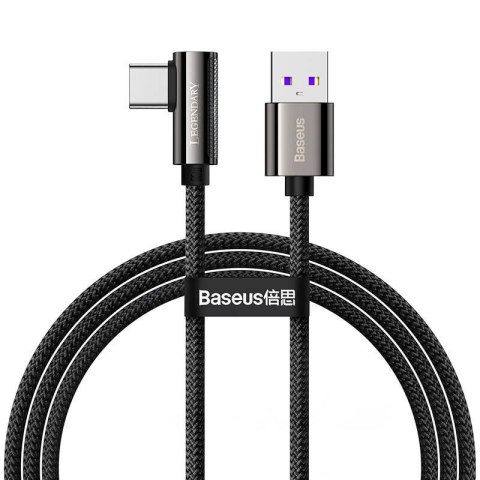 KABEL BASEUS LEGEND SERIES USB/USB-C 66W 2M KĄTOWY CZARNY