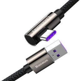 KABEL BASEUS LEGEND SERIES USB/USB-C 66W 2M KĄTOWY CZARNY