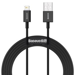 KABEL BASEUS SUPERIOR SERIES USB/ LIGHTNING 2.4 A 1M BLACK