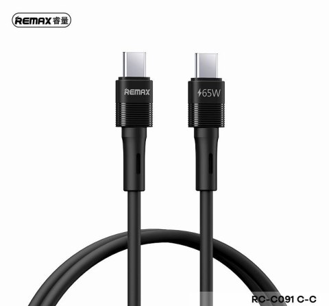 KABEL REMAX LEYA SERIES RC-C091 65W PD USB-C/USB-C 1M BLACK