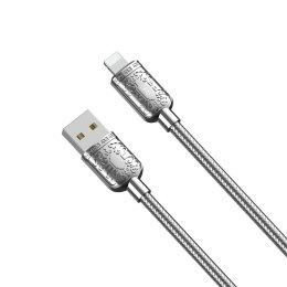 XO KABEL NB216 USB/Lightning 1m 2,4A srebrny