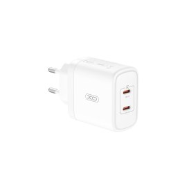 XO ŁAD SIEC CE08 PD 50W 2xUSB-C BIAŁA + KABEL LIGHTNING