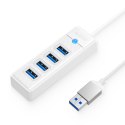 Orico Hub USB-A 4x USB-A 3.1 biały