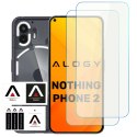 2x Szkło hartowane 9H do Nothing Phone 2 ochronne na ekran Alogy PRO+ Screen Protector