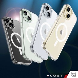 Etui do iPhone 15 MagSafe obudowa Hybrid Case Cover Shock Clear Alogy Przezroczyste