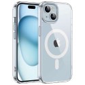 Etui do iPhone 15 Plus MagSafe obudowa Hybrid Case Cover Shock Clear Alogy Przezroczyste
