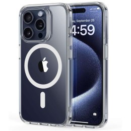 Etui do iPhone 15 Pro Max MagSafe obudowa Hybrid Case Cover Shock Clear Alogy Przezroczyste
