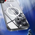 Etui do iPhone 15 Pro Max MagSafe obudowa Hybrid Case Cover Shock Clear Alogy Przezroczyste