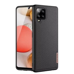 Dux Ducis Fino etui pokrowiec pokryty nylonowym materiałem Samsung Galaxy A42 5G czarny