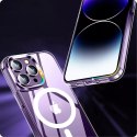 Etui Flexair Hybrid Magsafe do Apple iPhone 15 Plus Clear