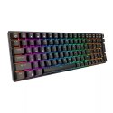 Klawiatura mechaniczna Royal Kludge RK100 RGB, Red switch (czarna)