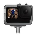 Alumuniowa obudowa zabezpieczająca Telesin do GoPro Hero 11 / 10 / 9 z uchwytem pionowym