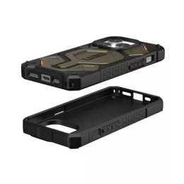 Etui UAG Monarch Pro - obudowa ochronna do iPhone 15 Pro kompatybilna z MagSafe (kevlar element green)