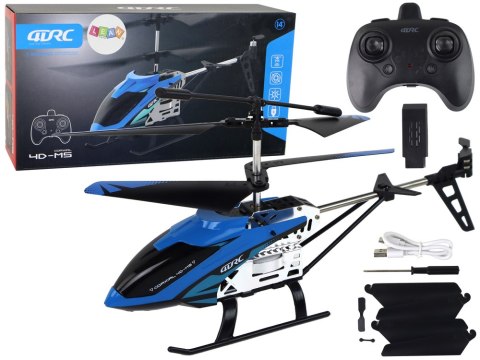 Aluminiowy Helikopter RC 2.4G Niebieski 15 Minut Lotu