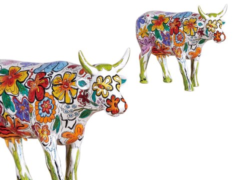 CowParade Fortaleza 2018, Vaca Floral, autor: Sandra Montenegro