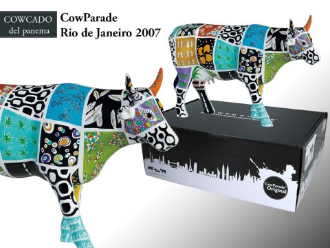 CowParade Rio de Janerio 2007, Cowcado de Ipanema, auor: Patricia Sec.