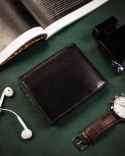 Zestaw prezentowy: skórzany portfel i pasek męski z automatyczną klamrą — Pierre Cardin