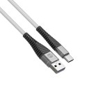 Forever kabel Shark USB - USB-C 1,0 m 2A biały