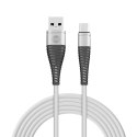 Forever kabel Shark USB - USB-C 1,0 m 2A biały